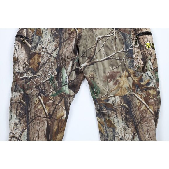 Vtg Scentblocker Mens XL Distressed Realtree Pro Series Camouflage Joggers Pants - Picture 11 of 13